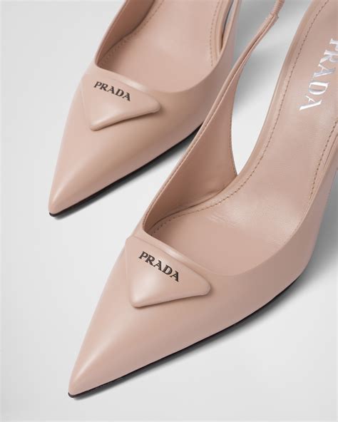 prada leather slingback pumps